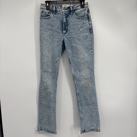 Abercrombie & Fitch Denim - Abercrombie & Fitch Women's The '90s Skinny High Rise Jeans Acid Wash Size 27/4R